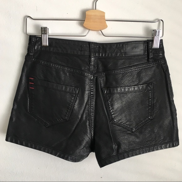 LAST CALL ⭐️ BDG Vegan Leather High Rise Shorts - Picture 2 of 3